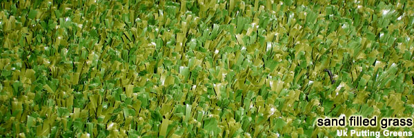 sand filled grass